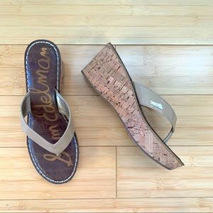 Sam Edelman Romy Nude Wedge Sandal